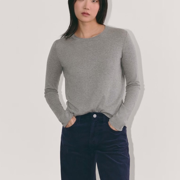 Gray Sweater for Women CASHMERE - Picture 1 of 4